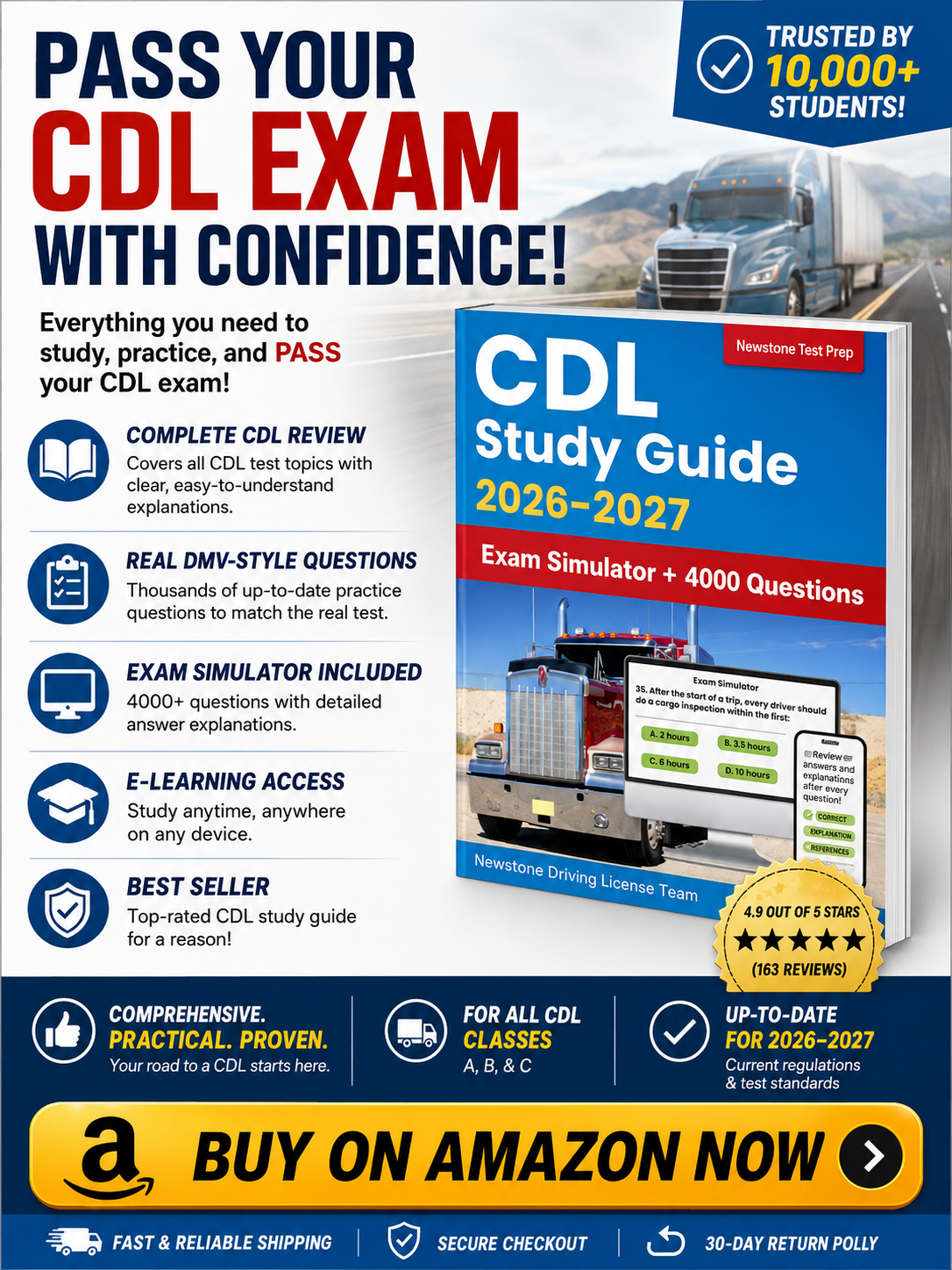 Cdl study exam book