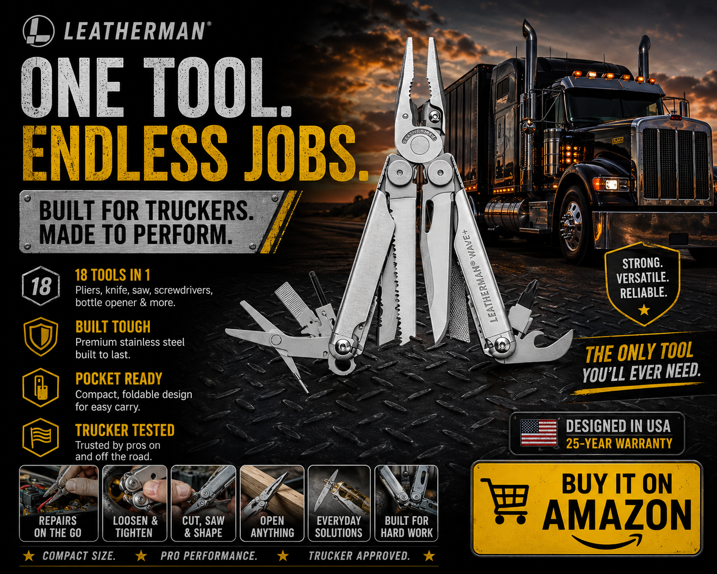 LEATHERMAN, Wave+, 18-in-1 Full-Size