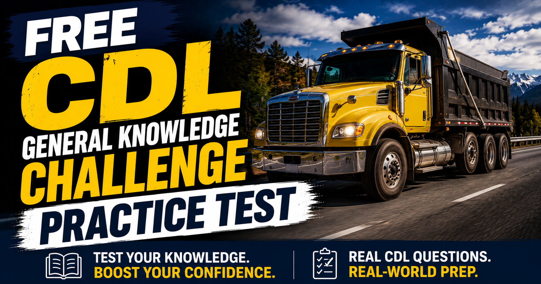 Free CDL General Knowledge Challenge Practice Test