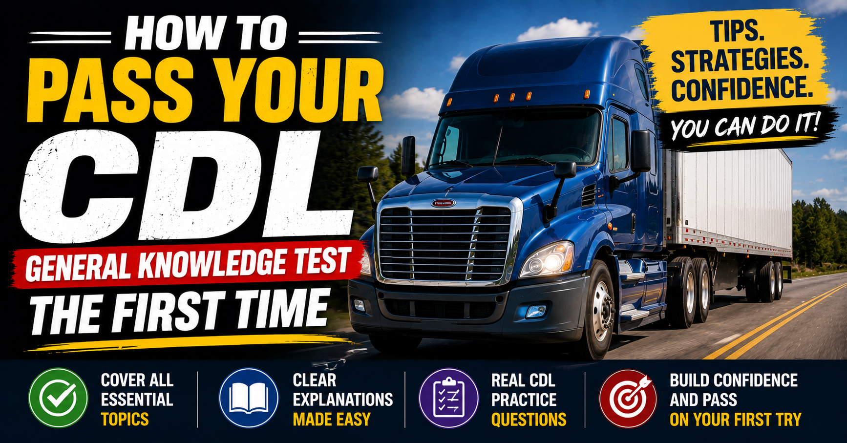 CDL General Knowledge Test Study Guide: What to Study First