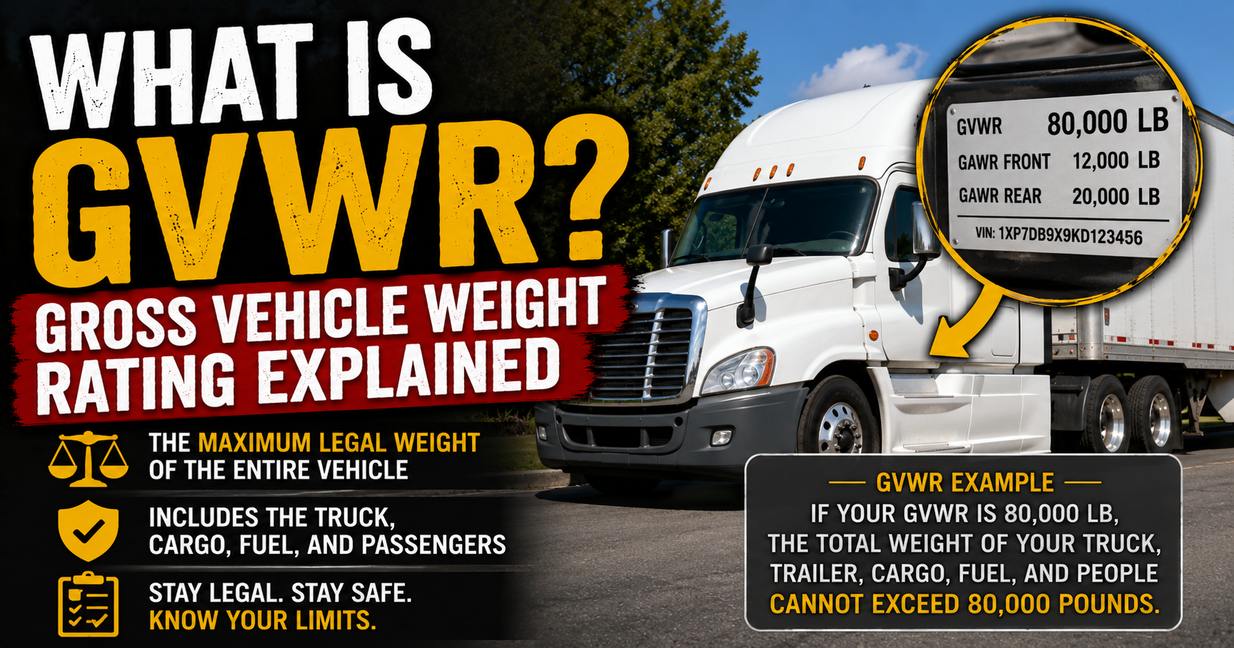 What Is GVWR? Gross Vehicle Weight Rating Explained