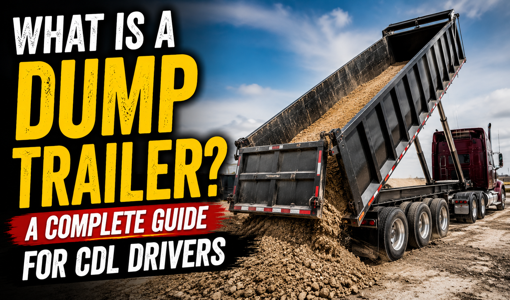 What Is a Dump Trailer? A Complete Guide for CDL Drivers