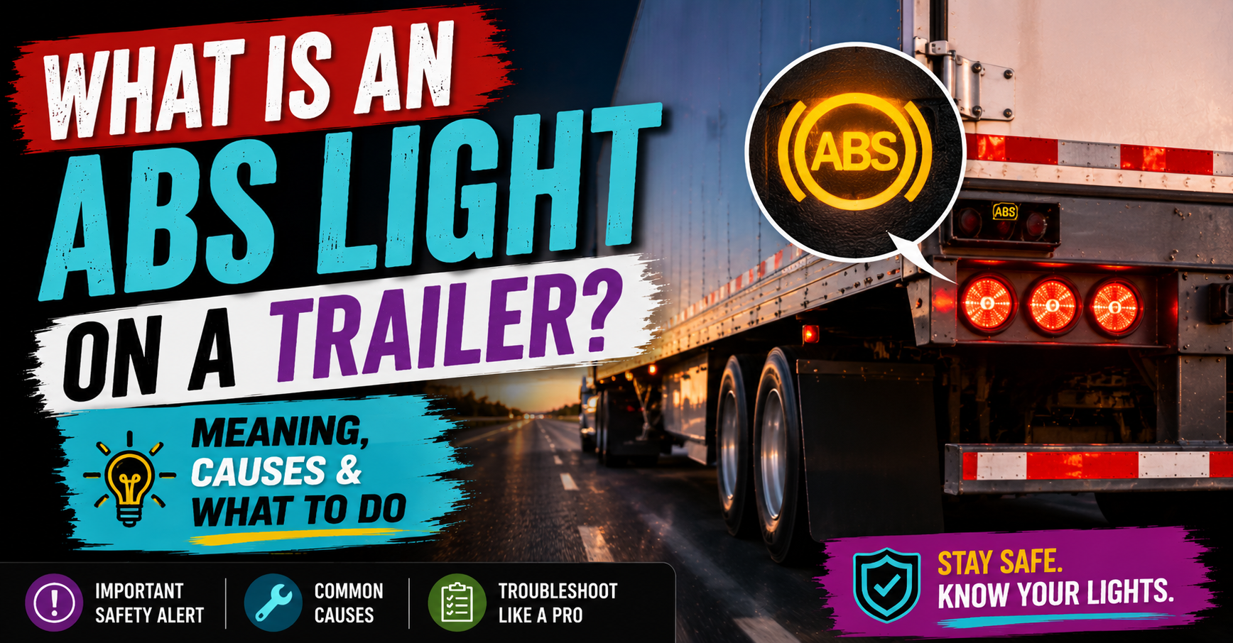 What Is an ABS Light on a Trailer?
