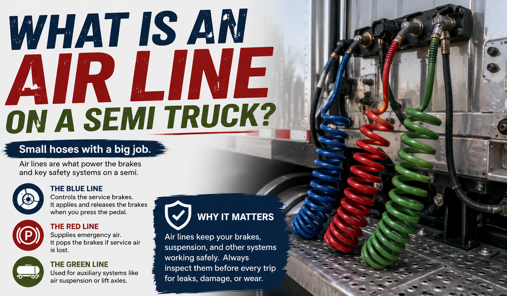 What Is an Air Line on a Semi Truck?