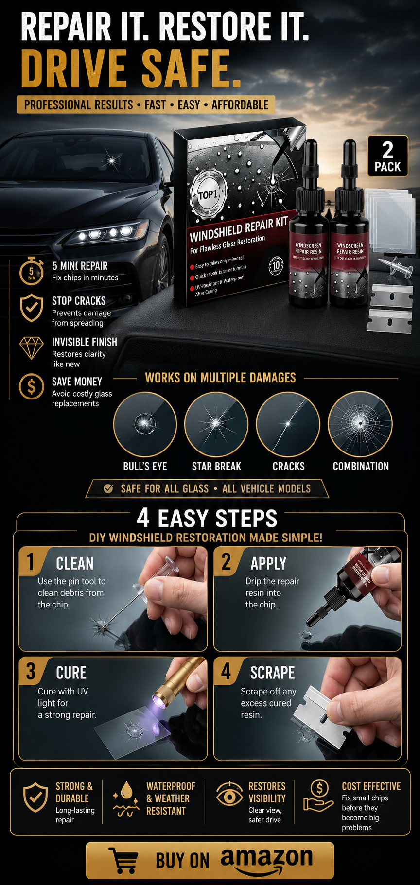Window truck repair kit 