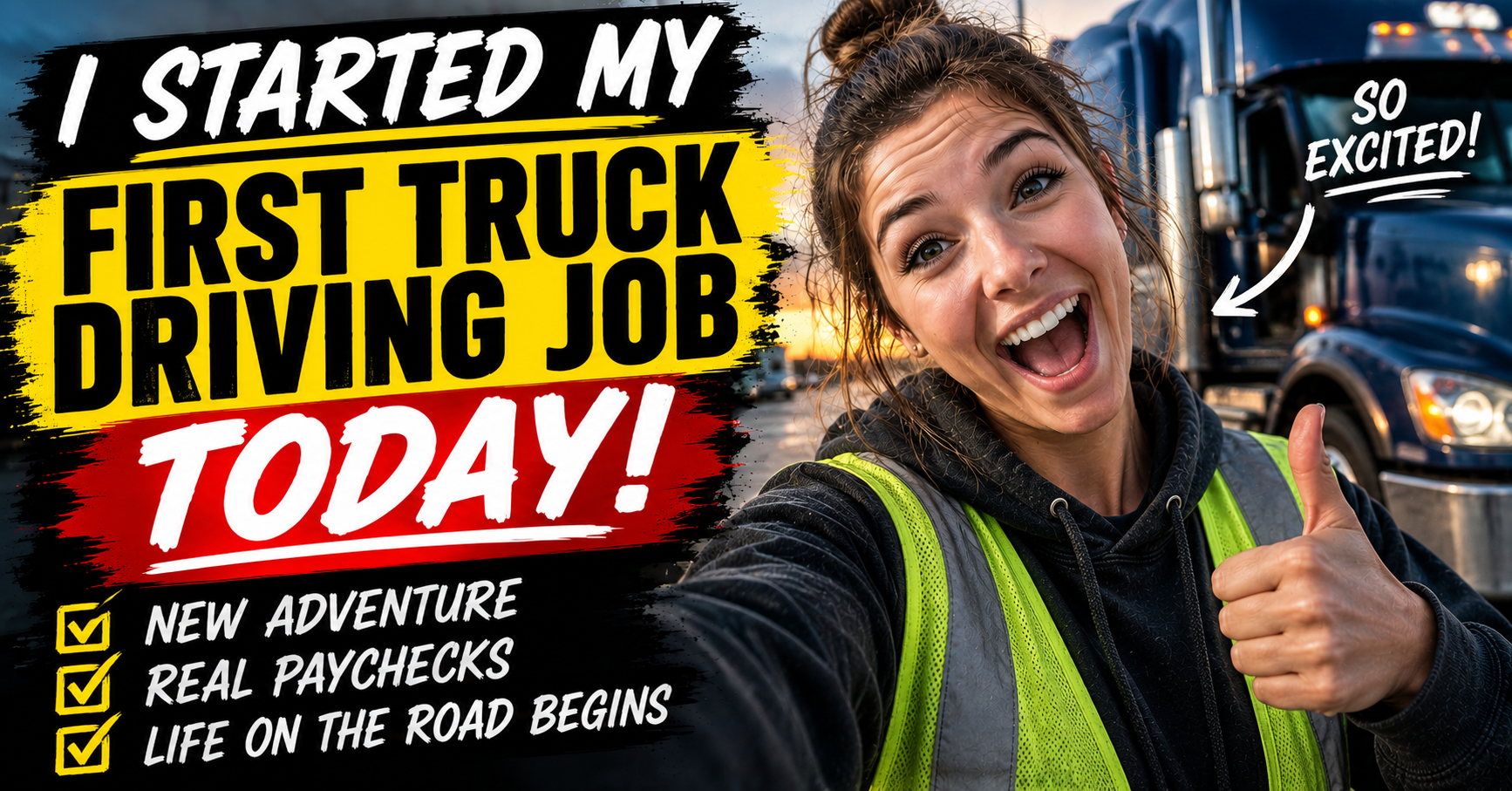 I Started My First Truck Driving Job Today
