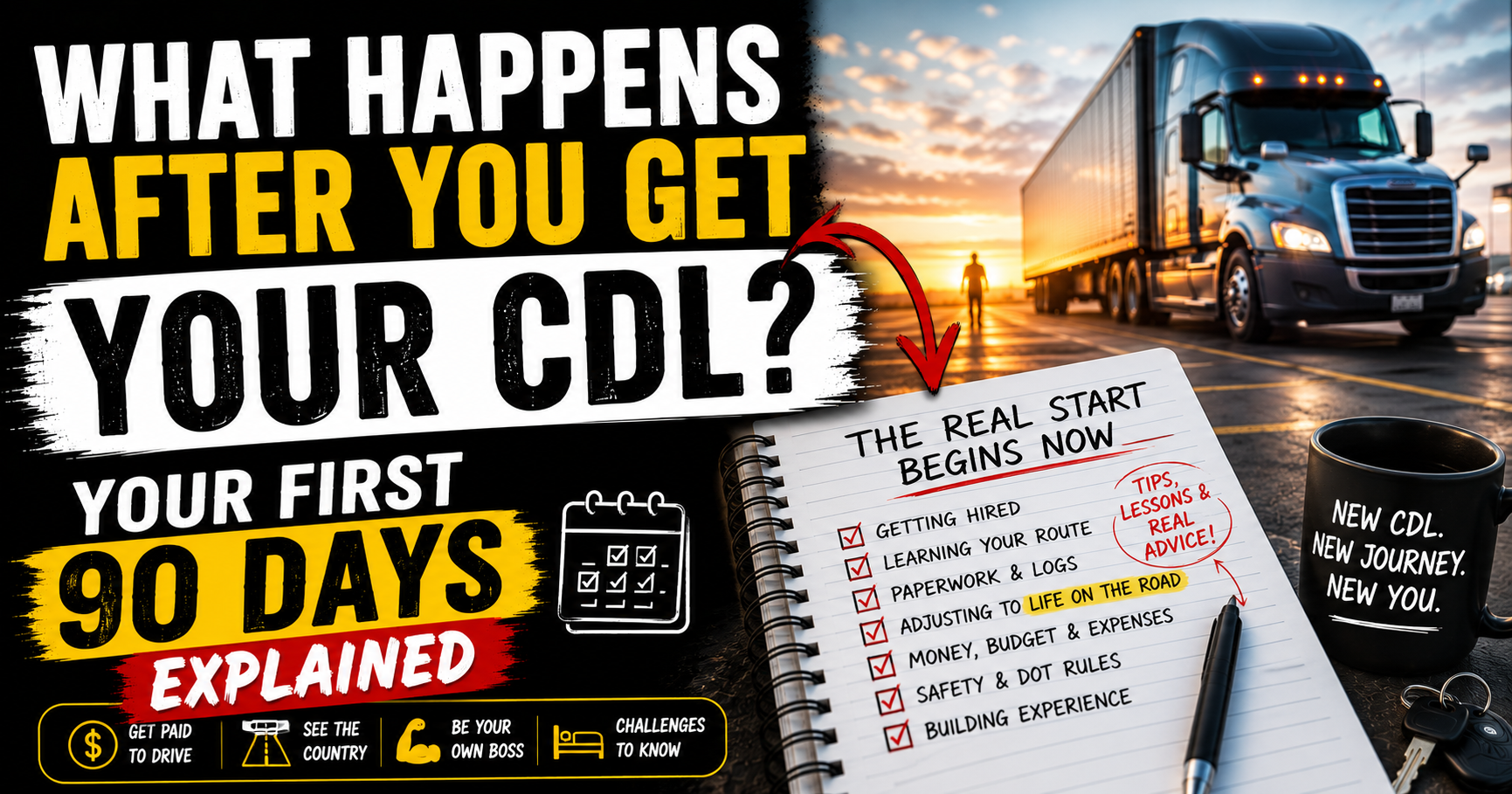 What Happens After You Get Your CDL? Your First 90 Days Explained