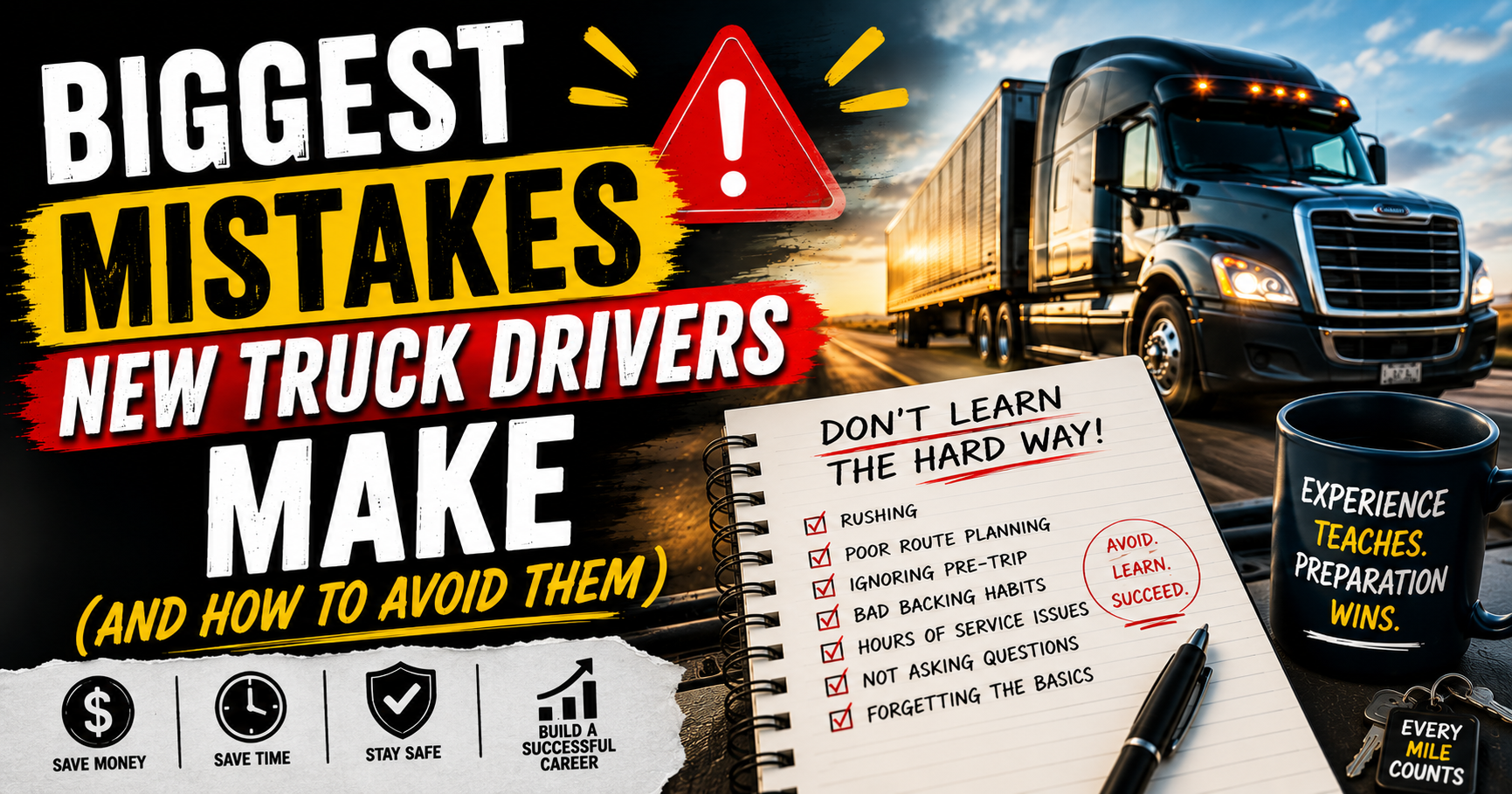 Biggest Mistakes New Truck Drivers Make (And How to Avoid Them)
