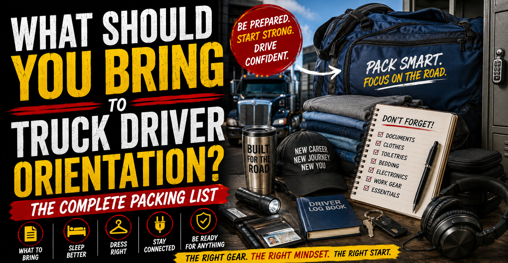 What Should You Bring to Truck Driver Orientation?