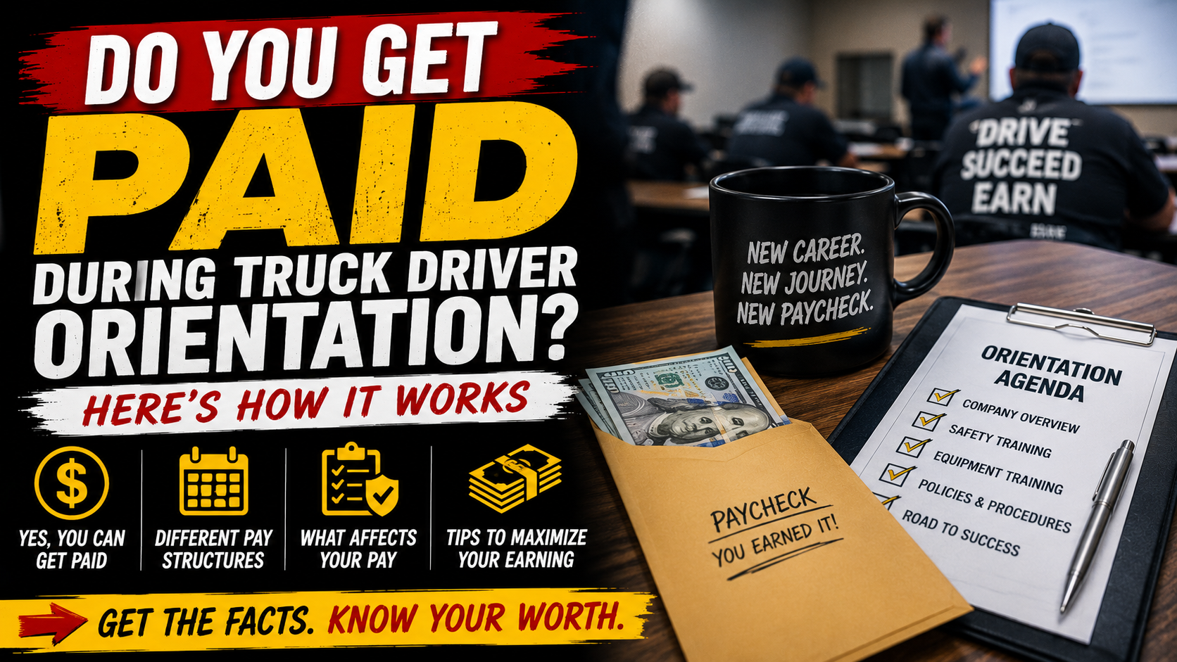 Do You Get Paid During Truck Driver Orientation?