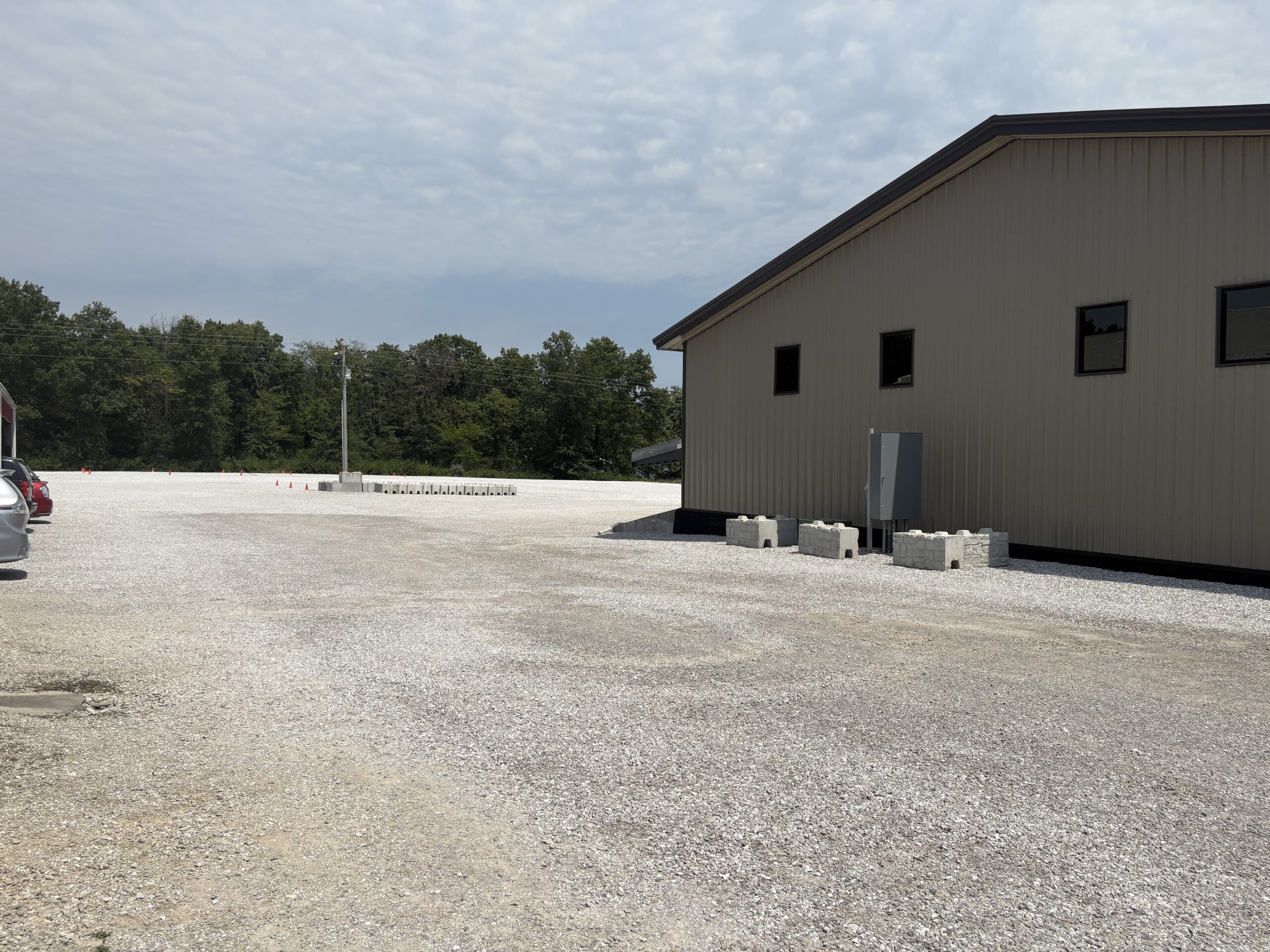Ross trucking school training area outdoors Paris MO