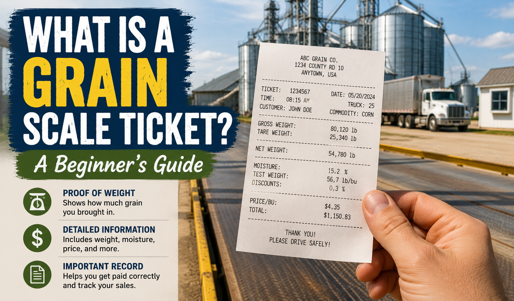 What Is a Grain Scale Ticket? A Beginner’s Guide