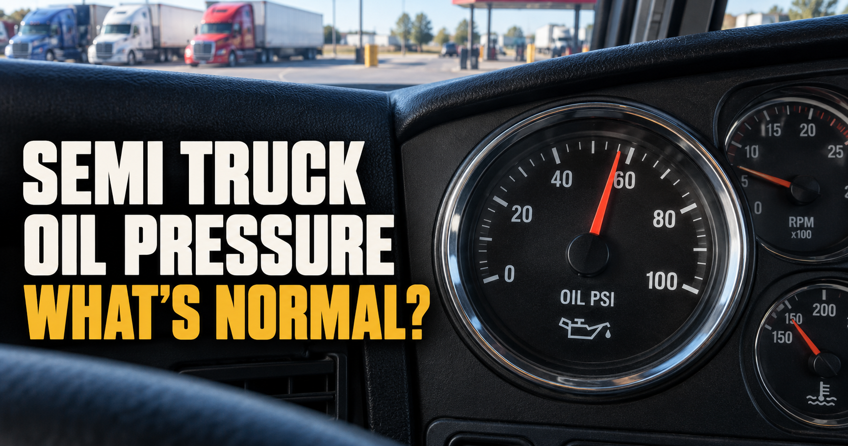 What Is Normal Oil Pressure on a Semi Truck?